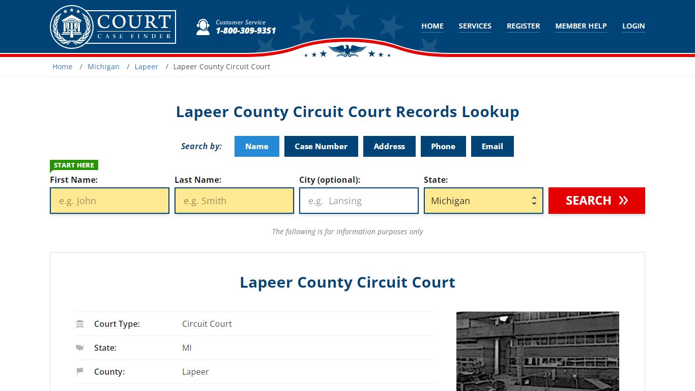 Lapeer County Circuit Court Records Lookup - CourtCaseFinder.com